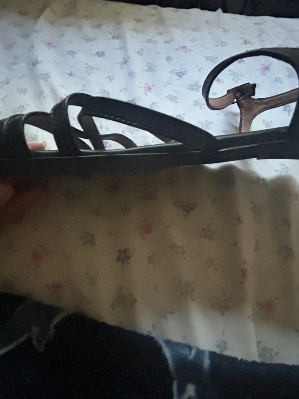 Cole Haan Black Leather Multi-Strap Sandals Brand New - Picture 4 of 5